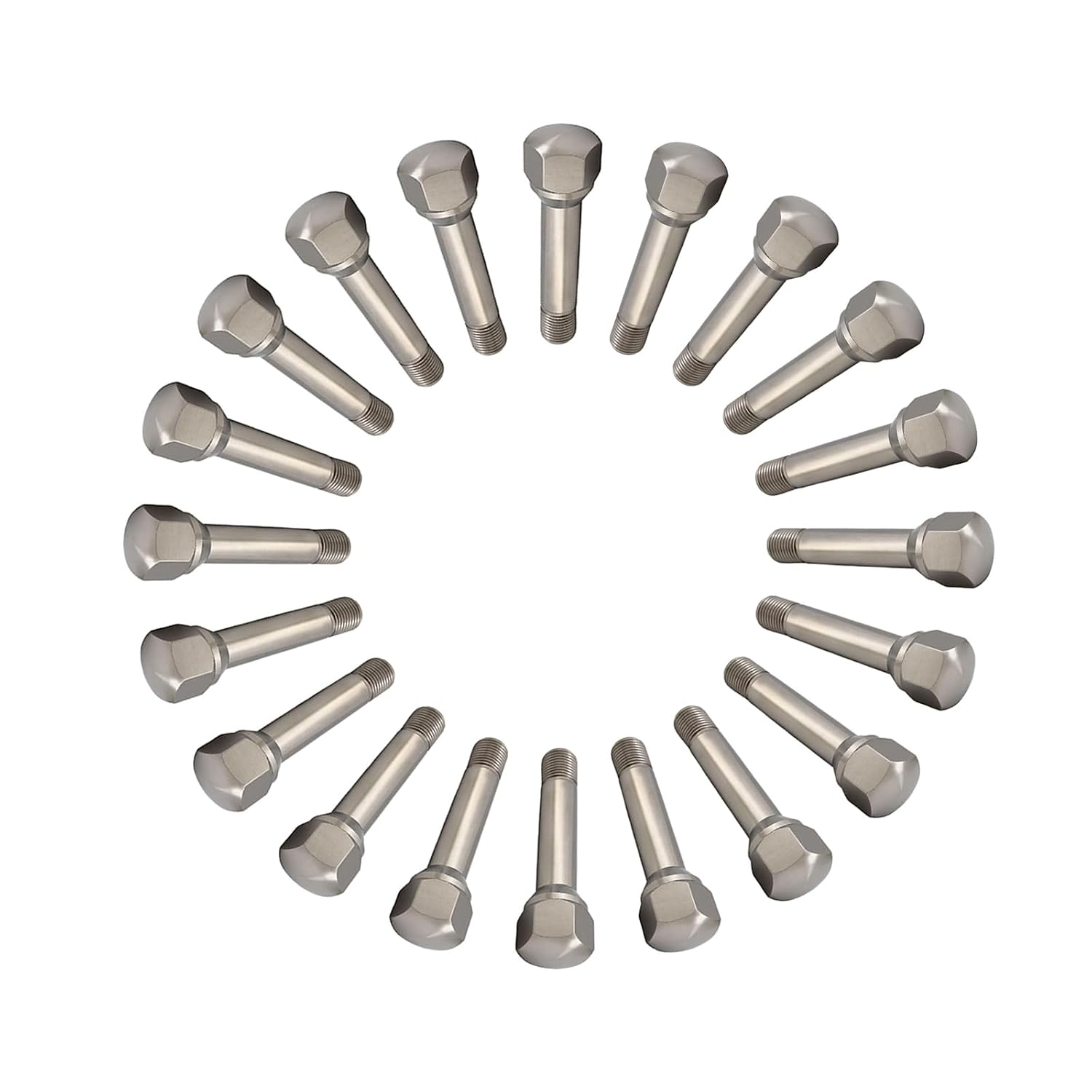 RISON Titanium Wheel Lug Bolts M14x1.5x52/69mm Lug Bolts Aerospace Grade 6AL4V Lightweight and Durability Lug Bolt Car Accessories for Ferrari Pack of 20pcs (Original, M14X1.5X69mm)