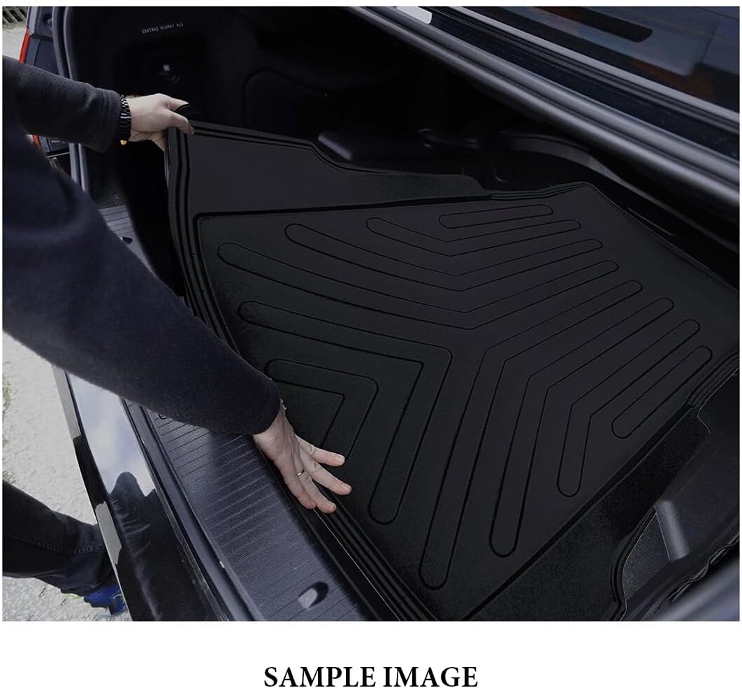 for Toyota Rav4 2006 2007 2008 2009 2010 2011 2012 2013 3D Full Set Floor Mats Liner Cargo Liner Trunk Mat Liner 3D Waterproof Black Rubber Colour