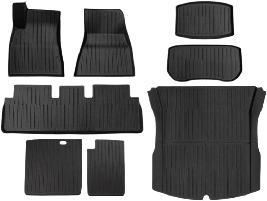 Compatible with Tesla Model 3 Highland 2024 TPE Floor Mats,RHD LHD Floor Mats All Weather Waterproof Non-Slip Cargo Liner Accessories