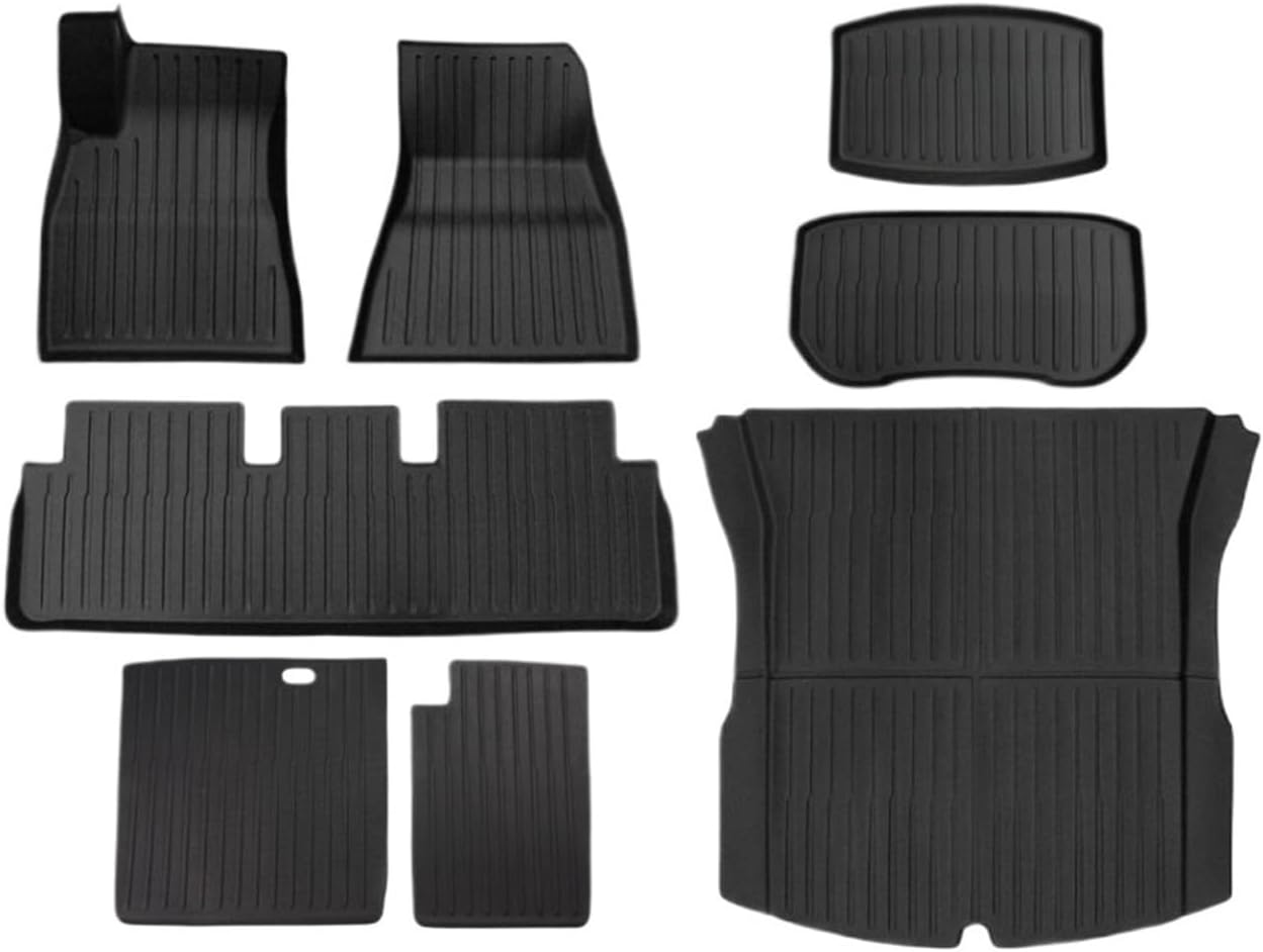 Compatible with Tesla Model 3 Highland 2024 TPE Floor Mats,RHD LHD Floor Mats All Weather Waterproof Non-Slip Cargo Liner Accessories