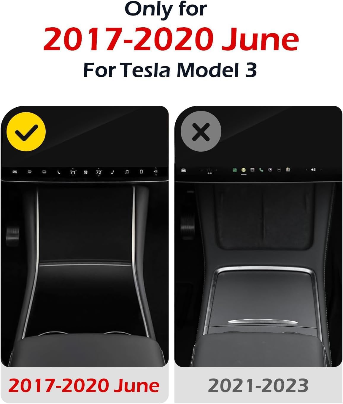 TAPTES for Tesla Model 3 Floor Mats 2020 2019 2018 2017, 6 PCS All Weather Floor Mats Trunk Rear Cargo Liners for Model 3 Accessories 2017-2020 (Before June 2020)