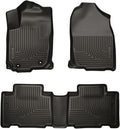 Husky Liners Weatherbeater Floor Mats | Fits 2014 - 2019 Toyota Corolla | Front & 2nd Row, 3-pc Black - 99531