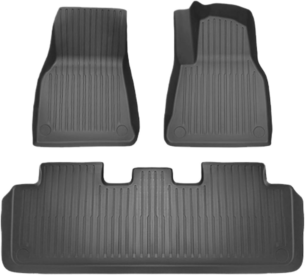 for Tesla Model Y 7 Seater and 5 Seat All Weather TPE Waterproof Slip Floor Mat Cargo Liner 2020-2023 Accessories(Y-5-Seat FL-3-RHD)