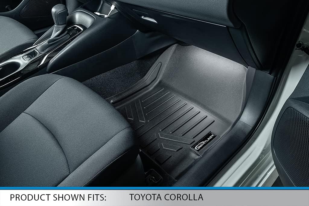 SMARTLINER Custom Fit Floor Mats 2 Rows and Cargo Liner Trunk Set Compatible with 2020-2025 Toyota Corolla