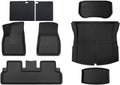 Compatible with Tesla Model 3 Highland 2024 XPE Floor Mats Cargo Liners All Weather Trunk Floor Mat Waterproof Left Right Hand Drive(8PCS LHD)