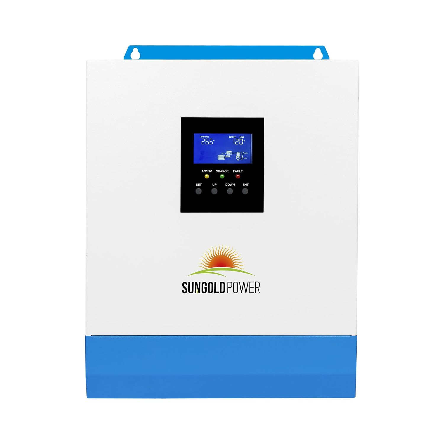 3000W DC 24V Pure Sine Wave Inverter with 80A MPPT Solar Charger (MPPT Voltage Range 120V-400Vdc), 40A AC Battery Charger, Solar Inverter Charger Manufactured by SunGoldPowerCo.,Ltd (Upgraded)
