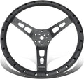NRG Innovations NRG-RST-025MB Reinforced Steering Wheel 380mm Sport Full Aluminum Light Weight Welded Steering Wheel