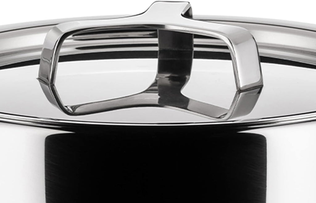 A Di Alessi,AJM105/18 'POTS & PANS', Saucepan in 18/10 stainless steel mirror polished,2 qt 2 oz