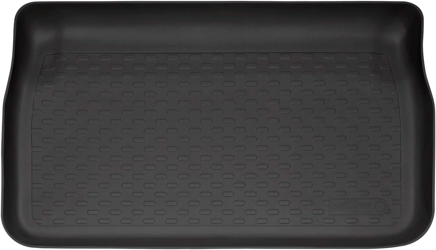 Husky Liners Classic Style Series | 2005-2016 Chrysler Town & Country Stow-N-Go, 2005-2020 Dodge Grand Caravan Stow-N-Go | Cargo Liner Behind 3rd Seat, Black | 40271