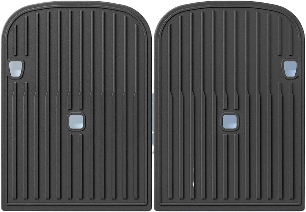 Floor Mats Compatible with Tesla Model X 2023 2024 TPE 3D Car Floor Mats Cargo Liner Trunk Pad Waterproof Protective Left Rudder(67 seat Backrest Mat)