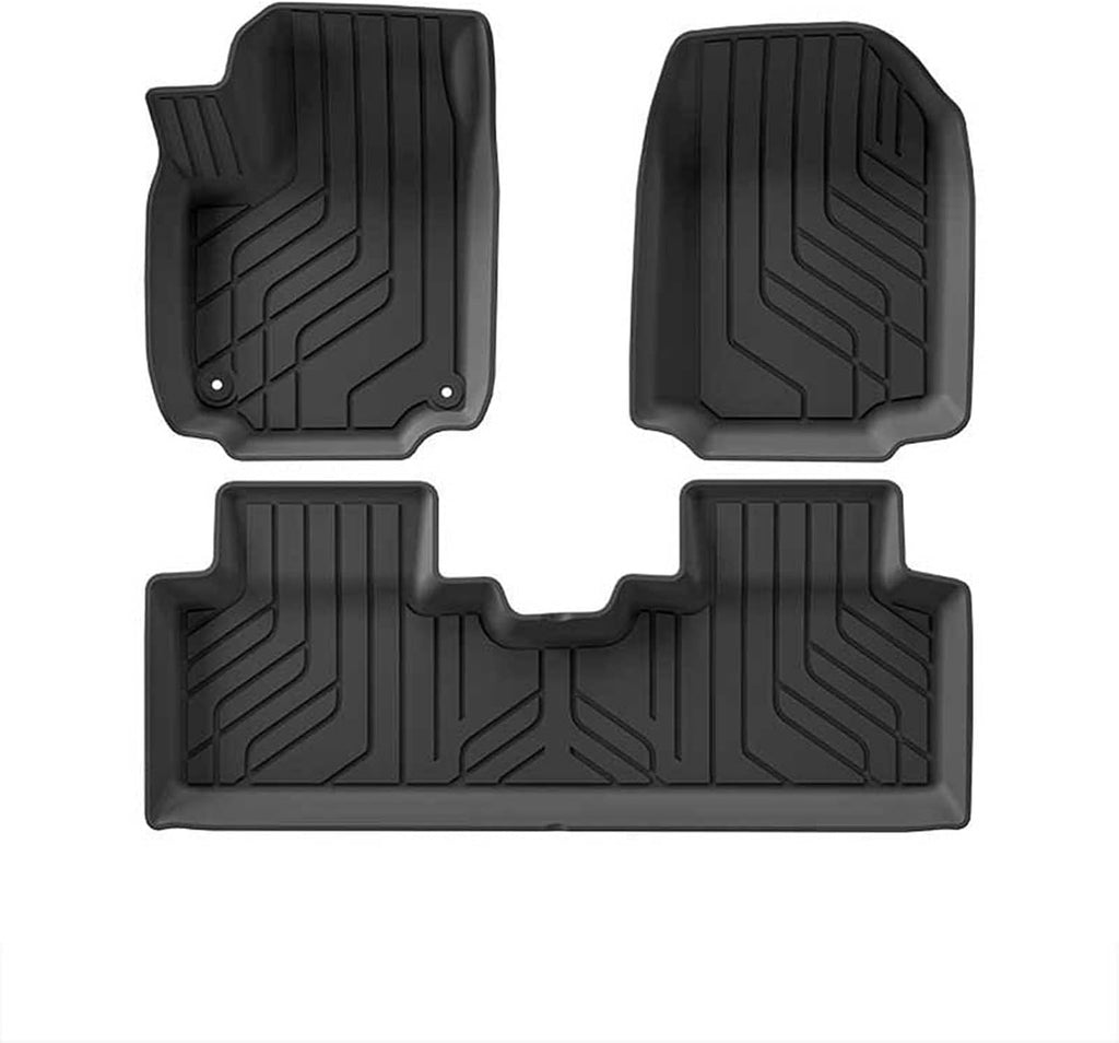 Automotive Floor Mats for Chevrolet Equinox (Fuel) 2025, All Weather Waterproof Anti-Slip TPE Full Set Floor Liners Car Interior Accessories