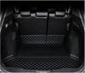 Custom Deluxe Leather Full Rear Trunk Tray Liner Cargo Mat Floor Protector Foot Pad Mats Compatible with XRV VEZEL 2015-2019(Green)