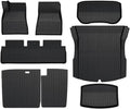 TPE Floor Mats Compatible with Tesla Model 3 2024 Highland Cargo Liner Waterproof Anti-Slip Trunk Mat Pads Model 3 2024 Highland Accessories(8pcs LHD)