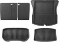 TPE Rubber Floor Mats 2024 Compatible with Tesla Model 3 Highland All Weather Waterproof Non-Slip Cargo Liner Trunk Mats Accessories(M3H L-RHD 5PCS)