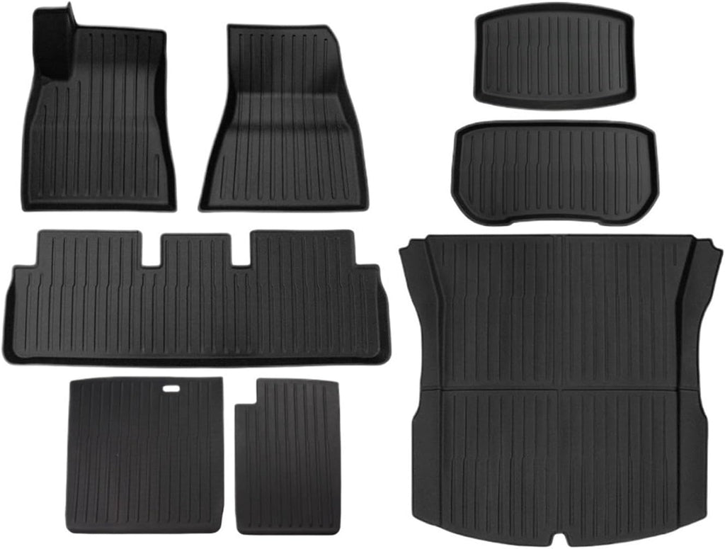 Compatible with Tesla Model 3 Highland 2024 TPE Floor Mats,RHD LHD Floor Mats All Weather Waterproof Non-Slip Cargo Liner Accessories