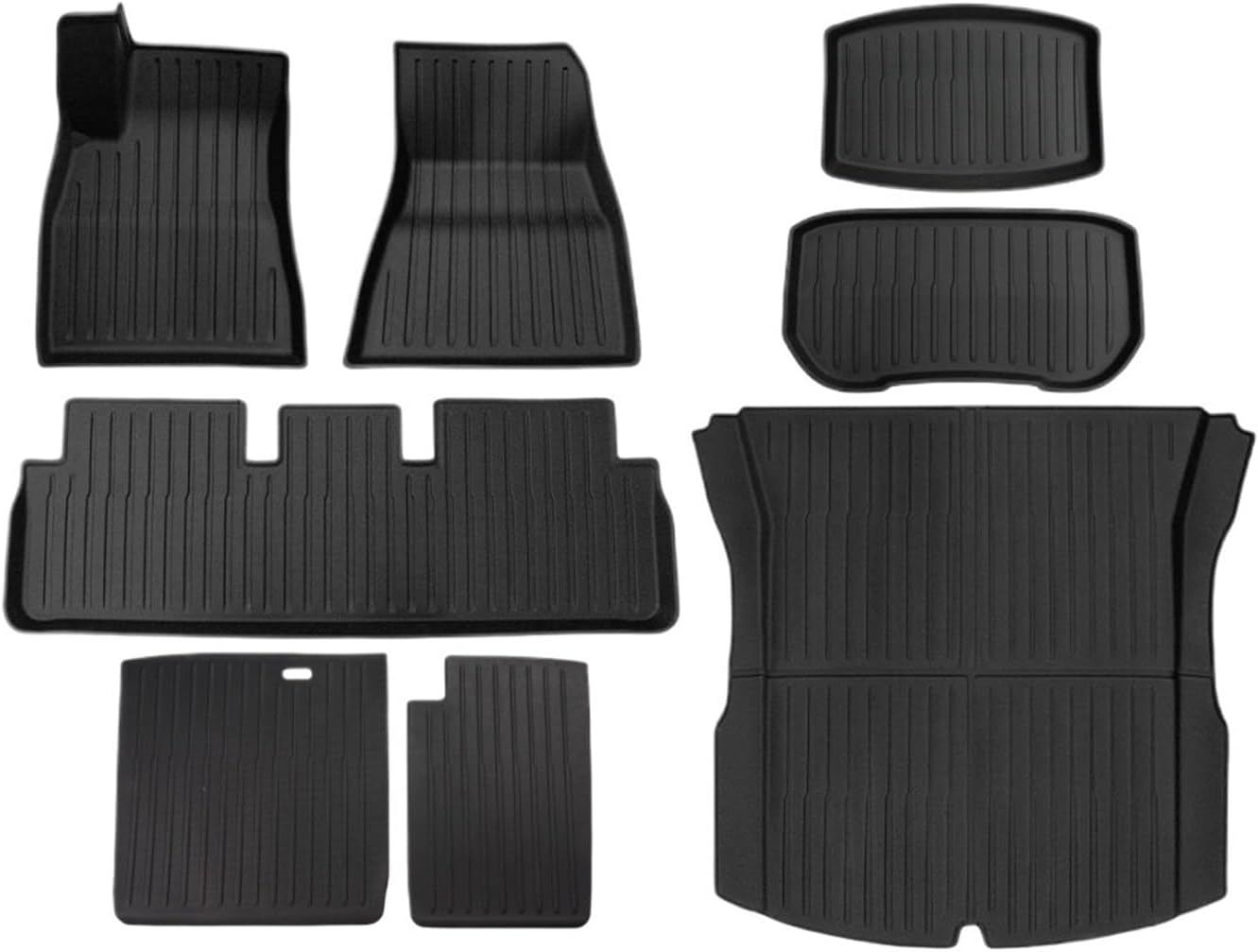 Compatible with Tesla Model 3 Highland 2024 TPE Floor Mats,RHD LHD Floor Mats All Weather Waterproof Non-Slip Cargo Liner Accessories