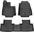 Floor Mat Cargo Liner Backrest Mat 2019-2024 2025 Compatible with Toyota Rav4 All-Weather Floor Liners Trunk Mat Back Seat Cover Compatible with Rav 4(LHD-3Pcs,Gasoline)