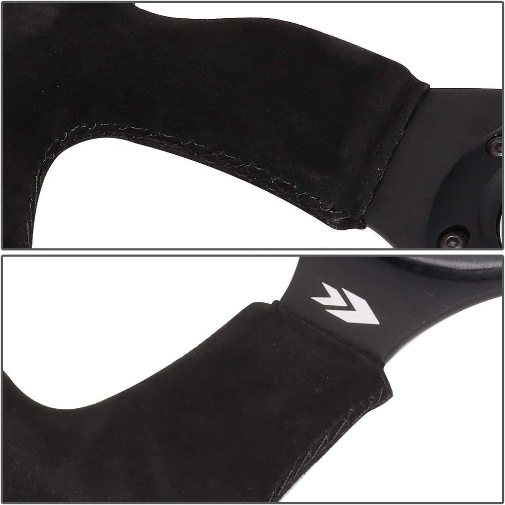 NRG REINFORCED STEERING WHEEL RST-023MB-S + USPL STICKER