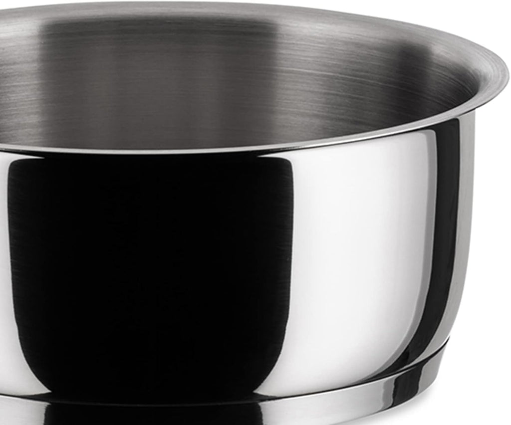 A Di Alessi,AJM105/18 'POTS & PANS', Saucepan in 18/10 stainless steel mirror polished,2 qt 2 oz