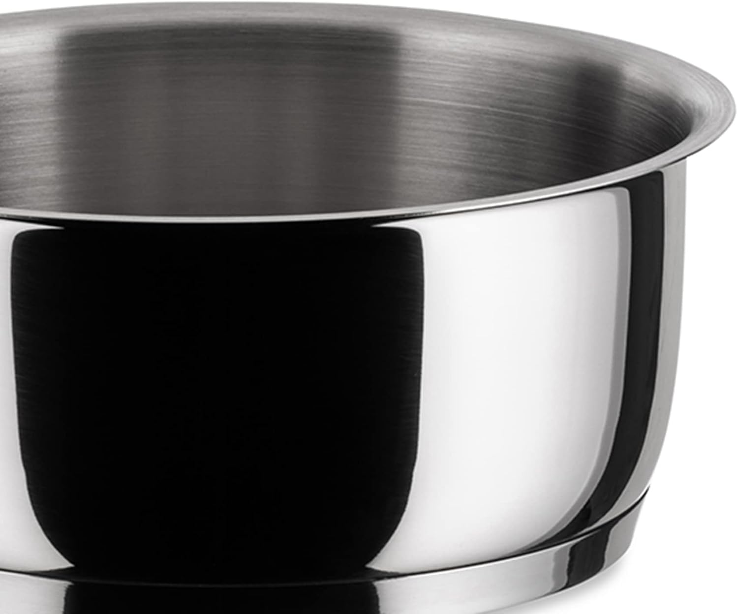 A Di Alessi,AJM105/18 'POTS & PANS', Saucepan in 18/10 stainless steel mirror polished,2 qt 2 oz