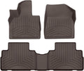 WeatherTech FloorLiner HP Custom Fit Floor Mats for Hyundai Palisade 1st & 2nd Row (471578-1-2IM), Cocoa