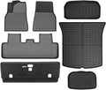 Floor Mat Cargo Liner 2020-2023 Accessories Compatible with Tesla Model Y 7 Seater and Model Y 5 Seat All Weather TPE Waterproof Anti-Slip(Y-5-Seat FTK-7-LHD)