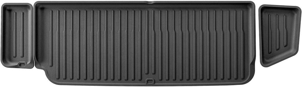 for Tesla Model X 2024 5/6/7 Seat TPE 3D Car Floor Mats Cargo Liner Trunk Pad Waterproof Protective Left Rudder(7seats Trunk)
