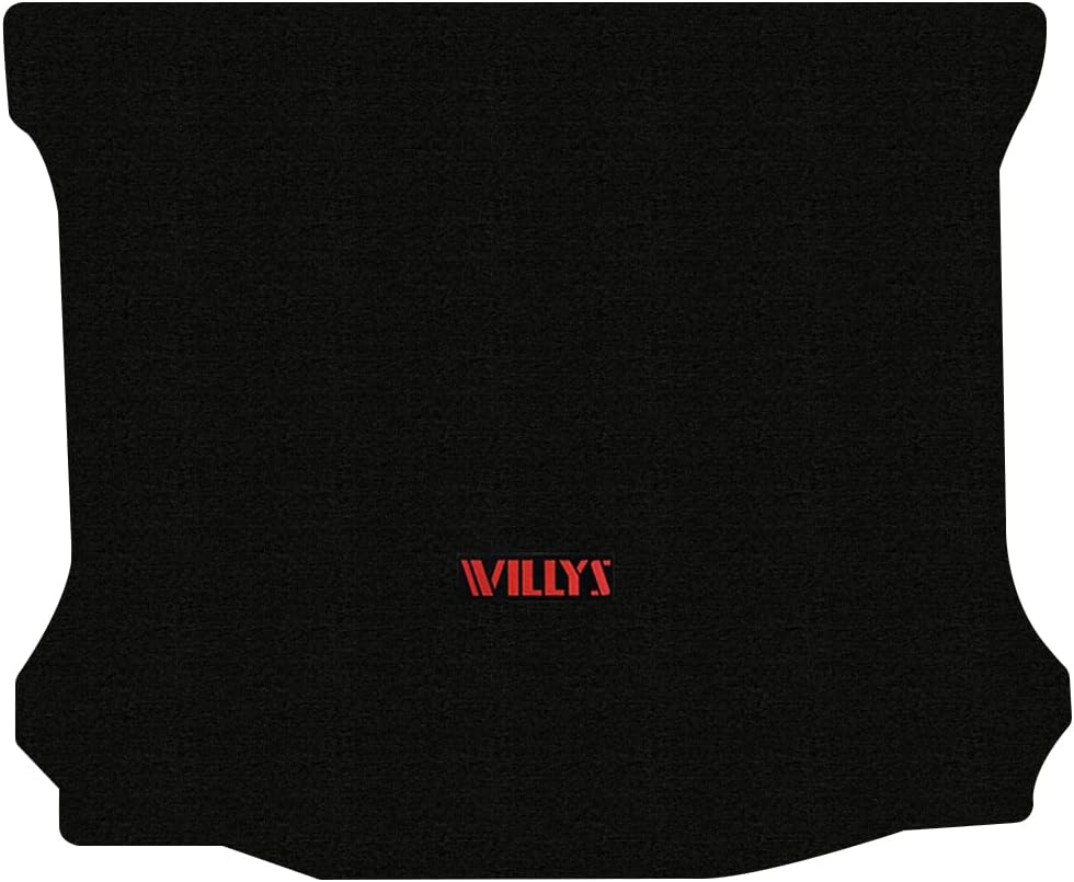 Lloyd Mats Floor Mats for Jeep Wrangler JK 4DR 2015-2018 | 1PC Cargo Mat | Black | Non-Slip Backing | With Subwoofer