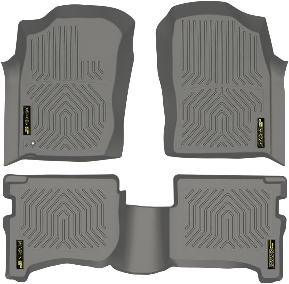 ALLGOOD TPE Floor Mats Fit Toyota 4Runner 1996-2002 3PCS 1st & 2nd Row Truck Accessories All Weather Protection Cargo Liners alfombrillas para carro