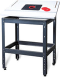 POWERTEC 24'x32' Router Table Top w/Tool Stand, Router Plate and Insert Rings, 400lb Capacity Heavy Duty Router Table Stand with Adjustable Leveling feet (UT1006C)