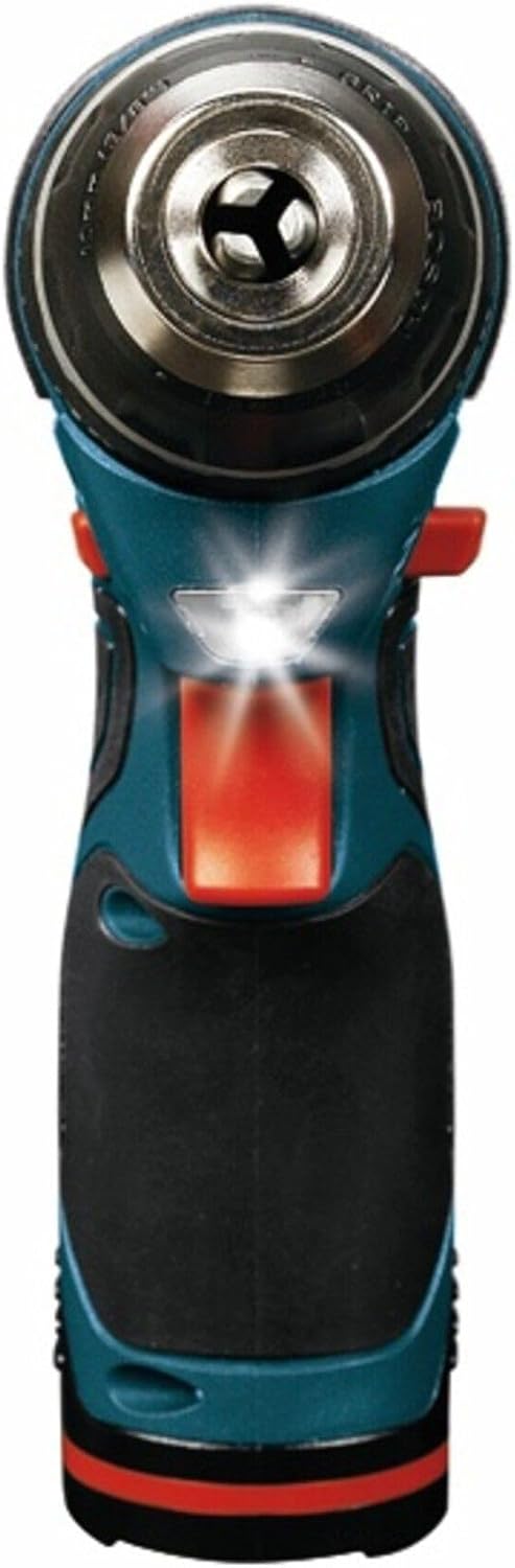 BOSCH PS31-2A 12V Max 3/8 Inch Drill/Driver Kit with (2) 2 Ah Batteries and Charger, Variable Speed