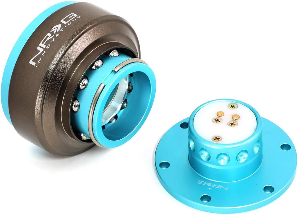 Auto Dynasty NRG Innovations SRK-200MF Steering Wheel Quick Release Adapter Gen 2.0 Minty Fresh Body/Titanium Ring