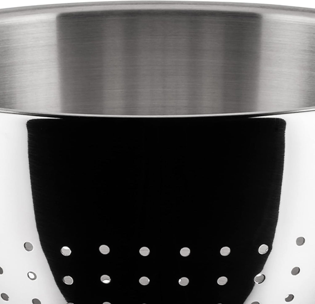 A Di Alessi,AJM300 'POTS & PANS', Colander in 18/10 stainless steel mirror polished,8.75 Inch