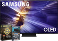 Samsung 77 inch OLED 4K S90F Smart TV (2025) Vision AI, OLED HDR+ Bundle with CPS Exclusive 1-Year Protection & Deco Gear Complete Home Theater Beginner's Guidebook