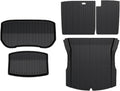 Floor Mats Cargo Liner Compatible for Tesla Model 3 2025 Highland Waterproof Slip Trunk Mat TPE Pads Model 3 2026 Highland Accessories(for 3 5Pcs Seat Mat)