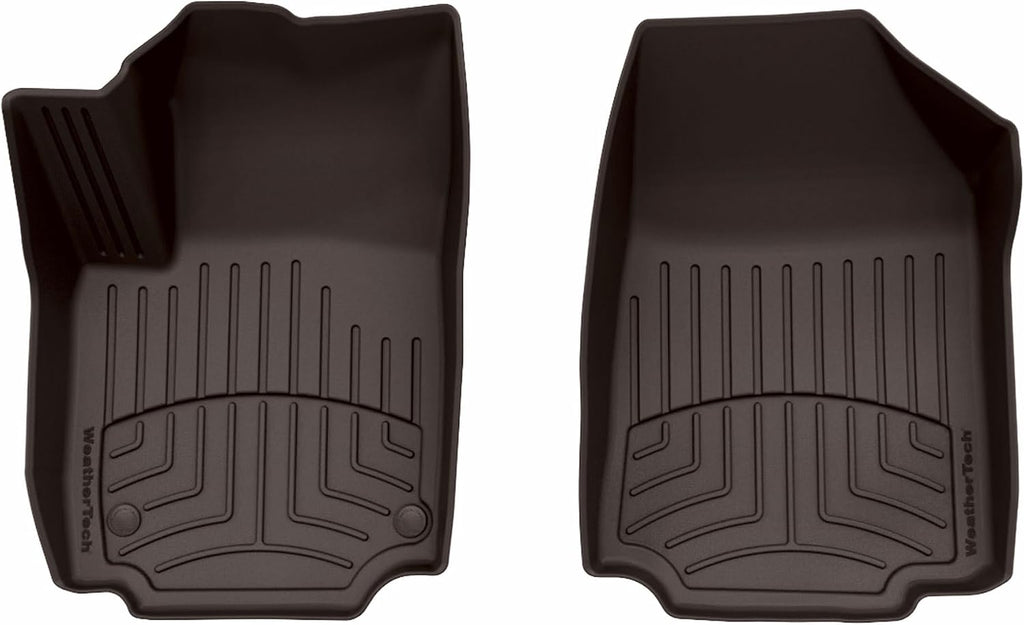 WeatherTech FloorLiner HP Custom Fit Floor Mats for Chevrolet Equinox, Terrain 1st Row (4718851IM), Cocoa