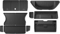 for Tesla Model X 2023 2024 TPE 3D Car Floor Mats Cargo Liner Trunk Pad Waterproof Protective Left Rudder(5MODELX5PCS)