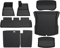 Compatible with Tesla Model 3 2024 2025 2026 Highland Floor Mats Cargo Liner TPE Pad Left/Right Hand Rubber(8pcs RHD)