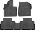 WeatherTech FloorLiner HP Custom Fit Floor Mats for Hyundai Palisade 1st & 2nd Row (441578-1-2IM), Black