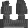 Compatible with BYD Sealion 7 2024 2025 TPE Floor Mats and Cargo Liners, All Weather WP RHD&LHD Backrest Mats Trunk Mats(Balck Headlight)