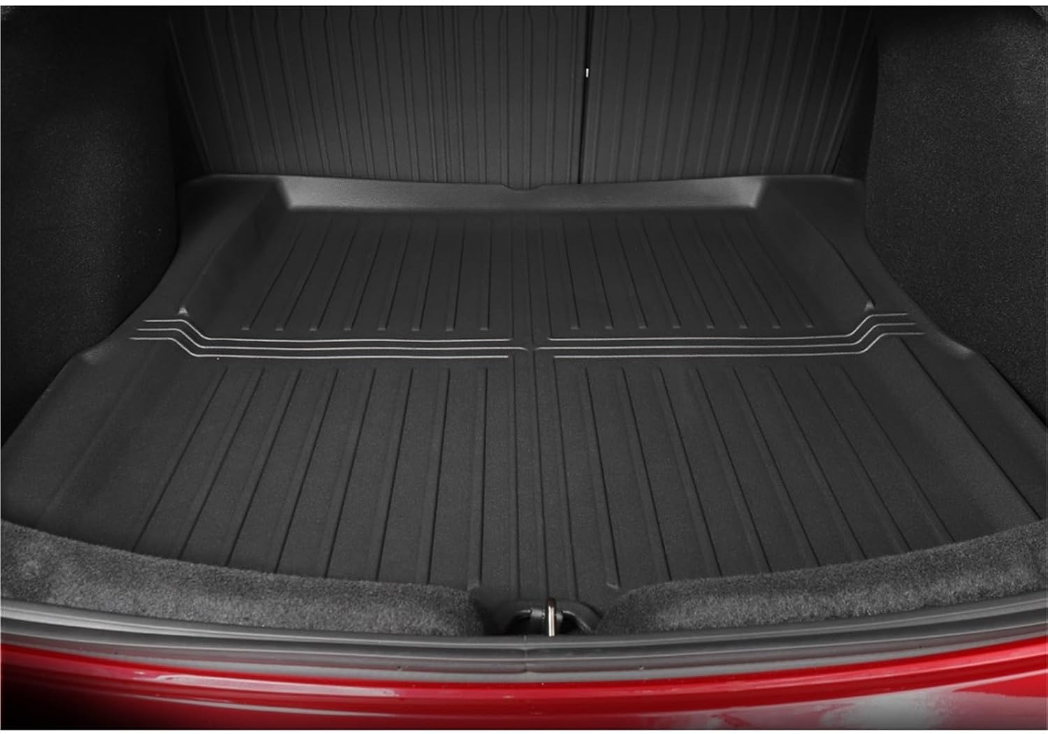 Compatible for Tesla Model 3 Highland 2024 Rear Seat Backrest Protective Pad Trunk Mat Cargo Liner Kick Pad Car Accessories(Backrest mat 2pcs)