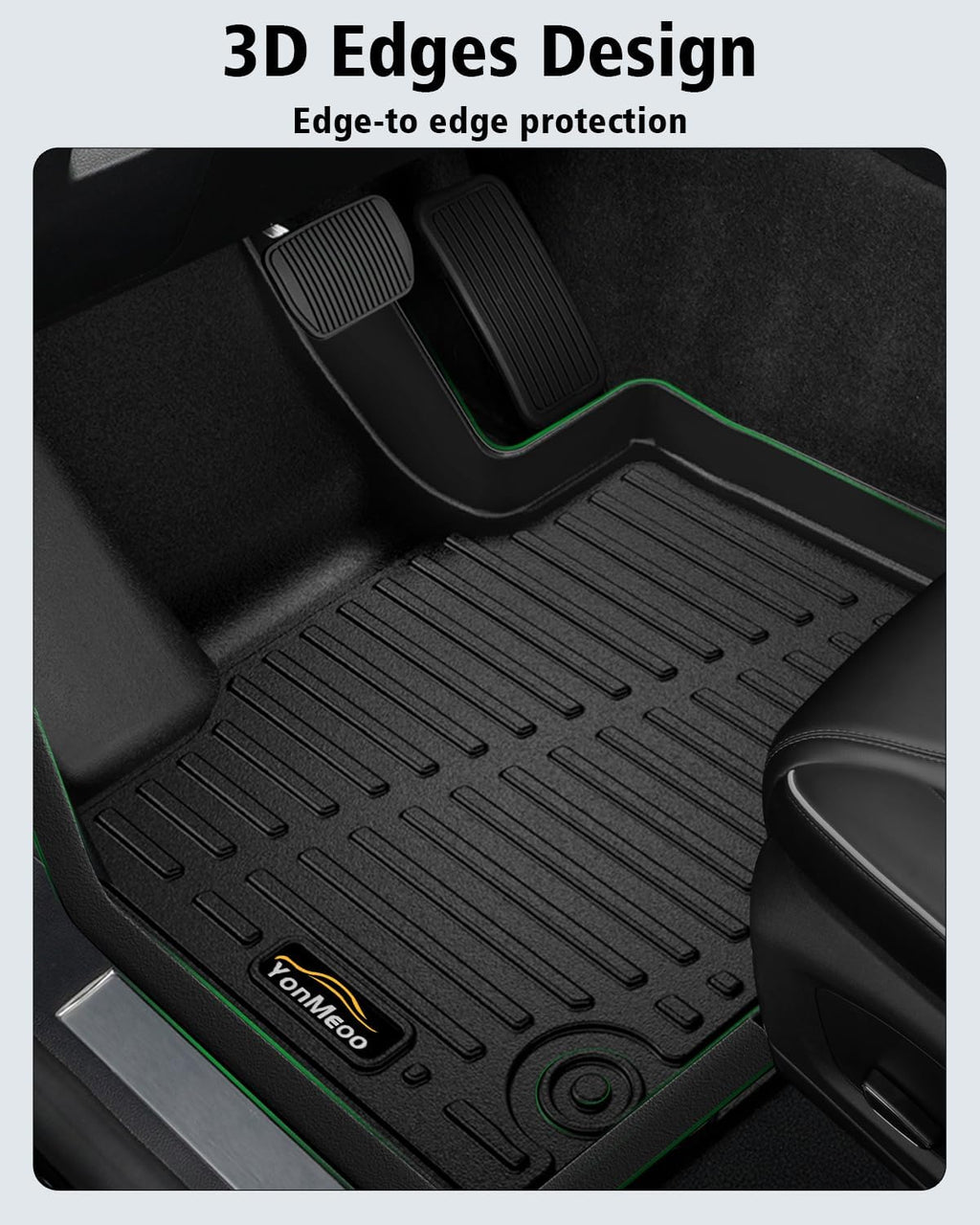 Floor Mats & Trunk Mat Custom Fit for Toyota Camry 2025 (Include Hybrid) All Weather TPE Rubber Cargo Liner Anti-Slip Full Set Automotive Floor Liners for Camry Accessories