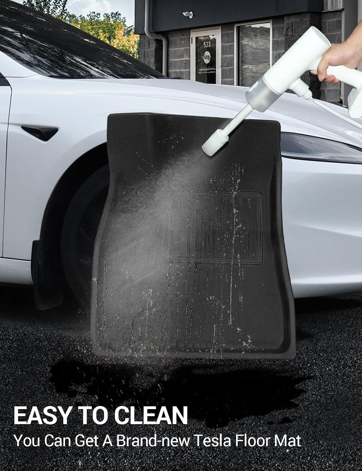 BASENOR 2026 2025 2024 6PCS Tesla Model 3 Highland Floor Mats All-Weather Car Mats Anti-Slip 3D Material Cargo Liner Trunk Mat [Proprietary Design] for Model 3 Highland Accessories