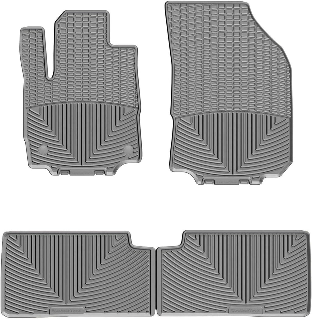 WeatherTech All-Weather Floor Mats for Chevrolet Equinox 1st & 2nd Row (W424GR-W425GR), Grey