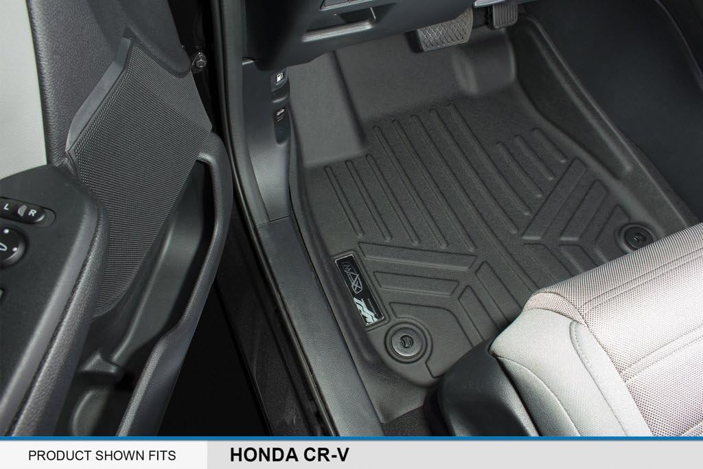 SMARTLINER Custom Fit Floor Mats 1st Row Liner Set Compatible with 2017-2022 Honda CR-V