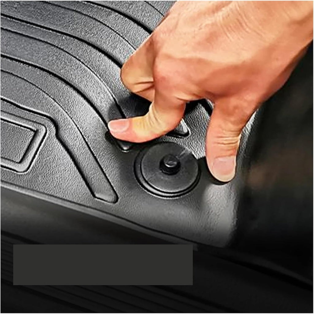 Compatible with Tesla Model 3 Highland 2024 TPE 3D Car Floor Mats Cargo Liner Trunk Pad Waterproof Protective Accessories(24MODEL3 LHD 3PCS)