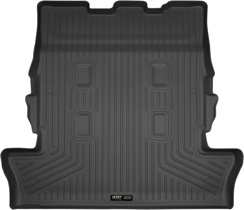 Husky Liners Weatherbeater Cargo Liner | Fits 2013-2021 Lexus LX570/Toyota Land Cruiser w/ 3rd Row Seating | 1-pc Black - 25341