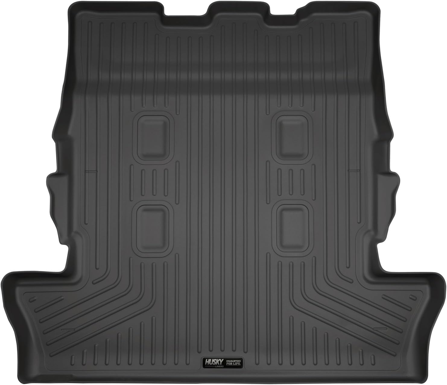 Husky Liners Weatherbeater Cargo Liner | Fits 2013-2021 Lexus LX570/Toyota Land Cruiser w/ 3rd Row Seating | 1-pc Black - 25341