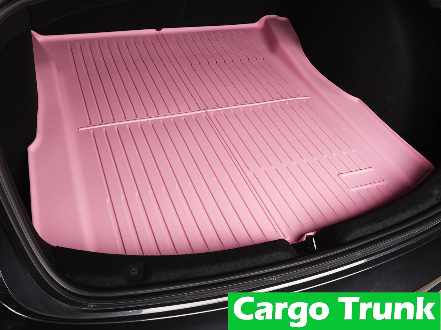Floor Mats for 2026 2025 2024 Tesla Model 3 Highland All Weather TPE Full Set Cargo Liners Pink XPE Carpet Protector Durable Trunk Cover Car Mats Waterproof Matt Set Odorless Accessories