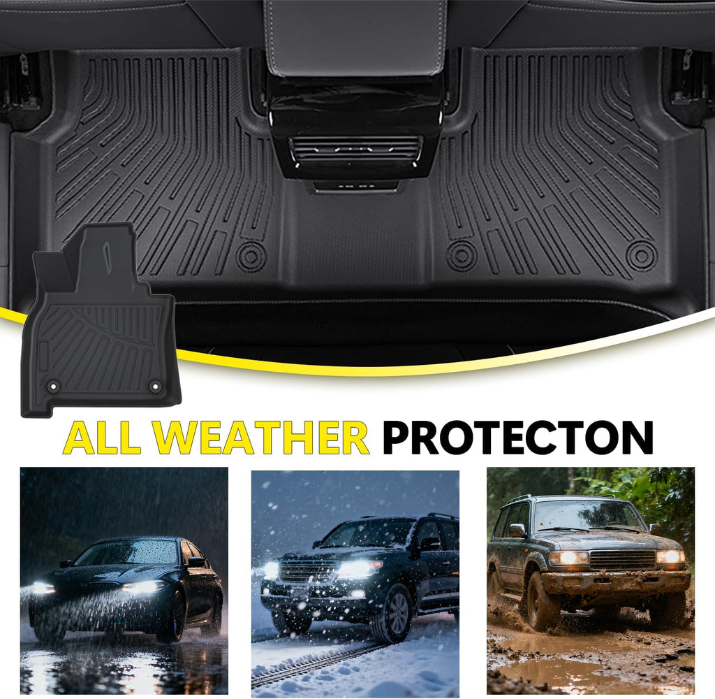 Floor Mats Compatible with Mazda CX-5 2026,All Weather Protection Duarble TPE Cargo Liner with Backrest Mats, Door Sill Guards, Storage Mats, Full Coverage Set for Mazda CX5 2026 Accessories